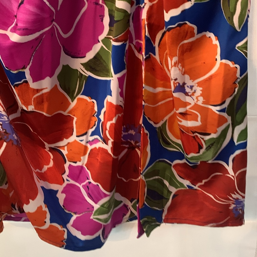 Maggy London multi floral dress 6 - Picture 4 of 8